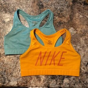 PAIR of Nike dri-fit sports bras